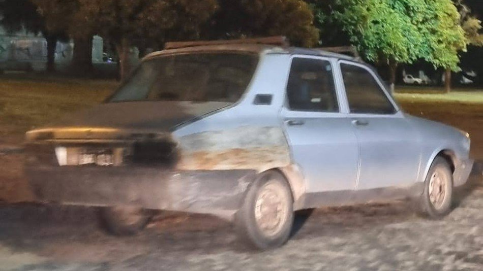 Renault 12 celeste Tandil, Buenos Aires
